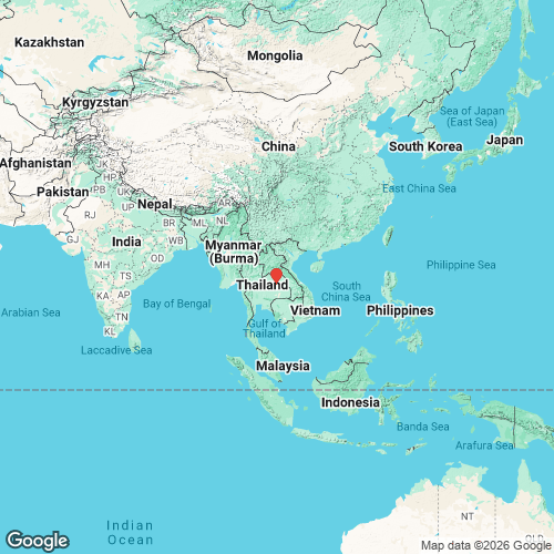 specimens map of Cristaria hospes