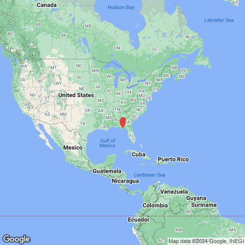 specimens map of Elliptoideus sloatianus