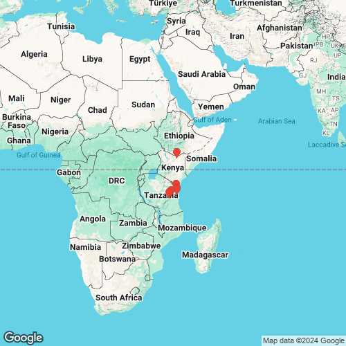 specimens map of Coelatura ratidota