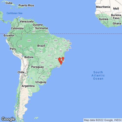 specimens map of Diplodon garbei specimens map of Diplodon garbei