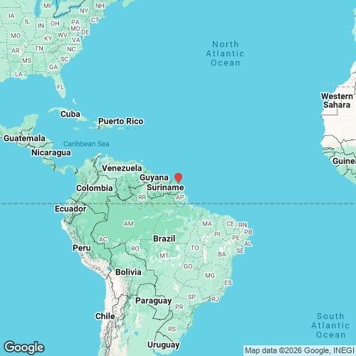specimens map of Polymesoda aequilatera